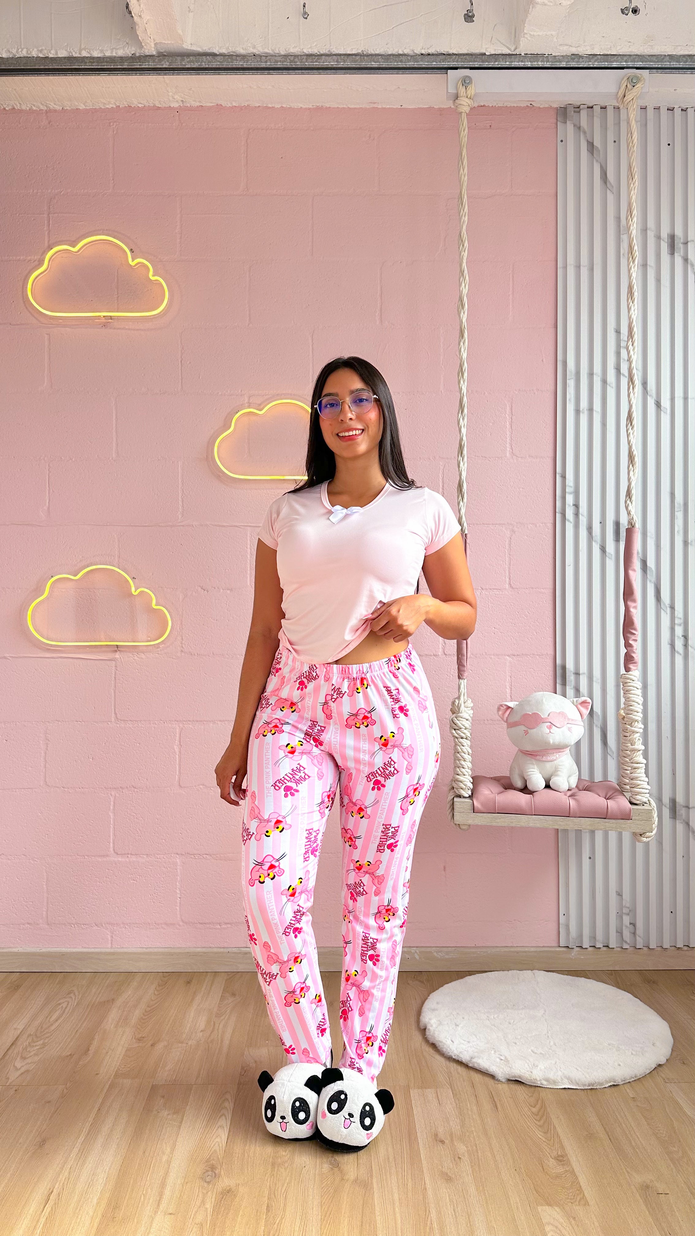 Pijama de pantalon sublimada con camiseta
